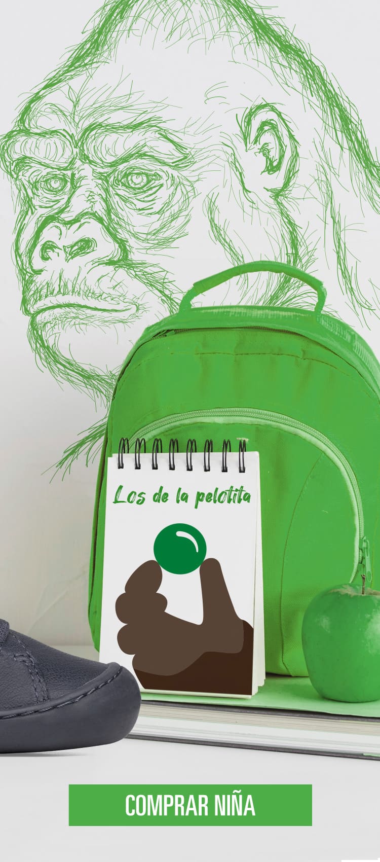 Gorila vuelta al cole