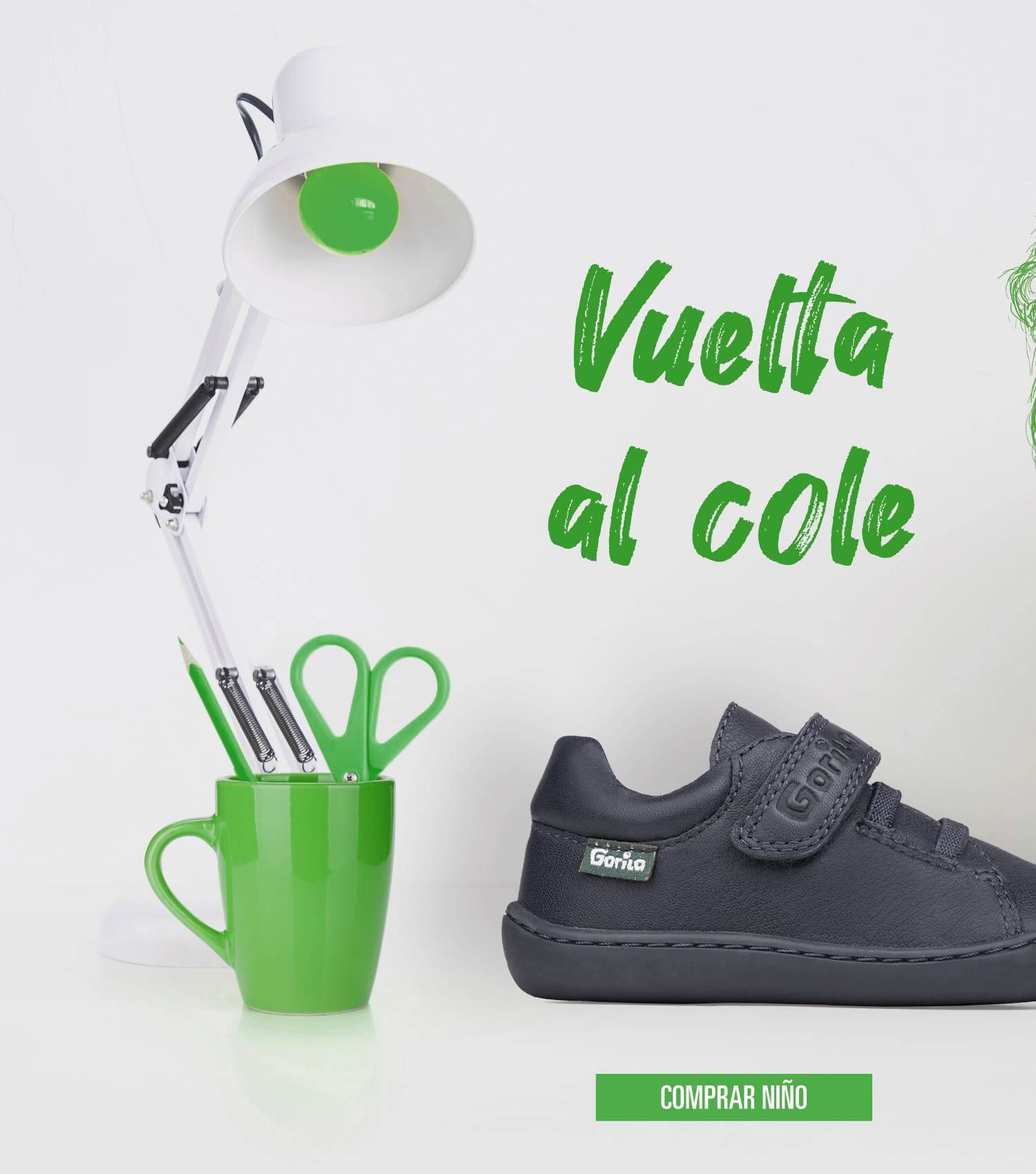 Gorila vuelta al cole